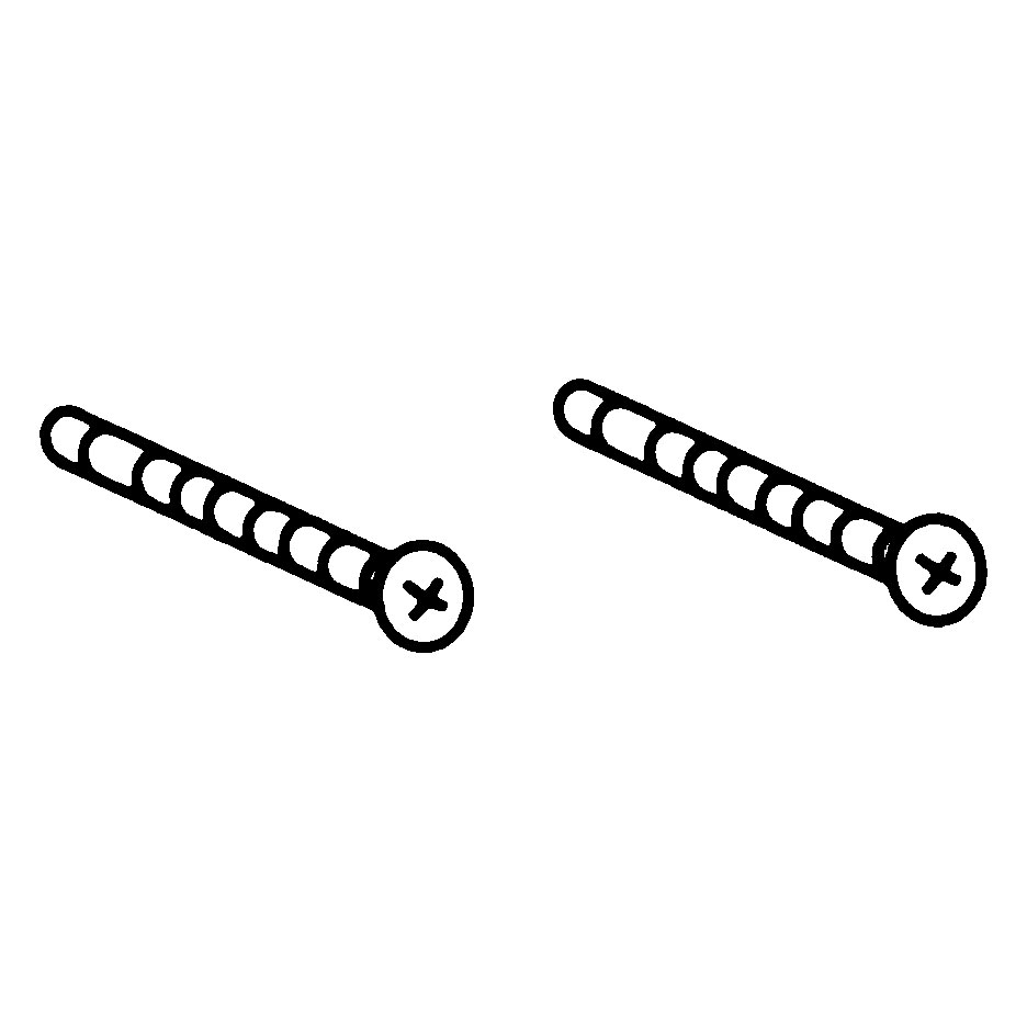 Commercial Escutcheon Screws,Torx For Posi-Temp and Moentrol One-Handle Tub/Showers