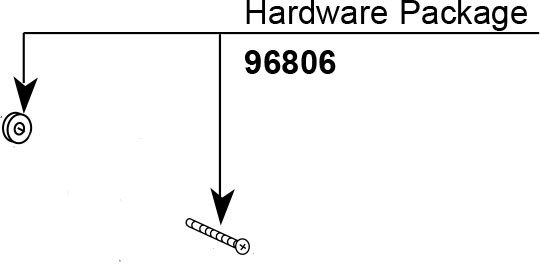 Moen Hardware Kit For A Single Handle Tub / Shower Knob