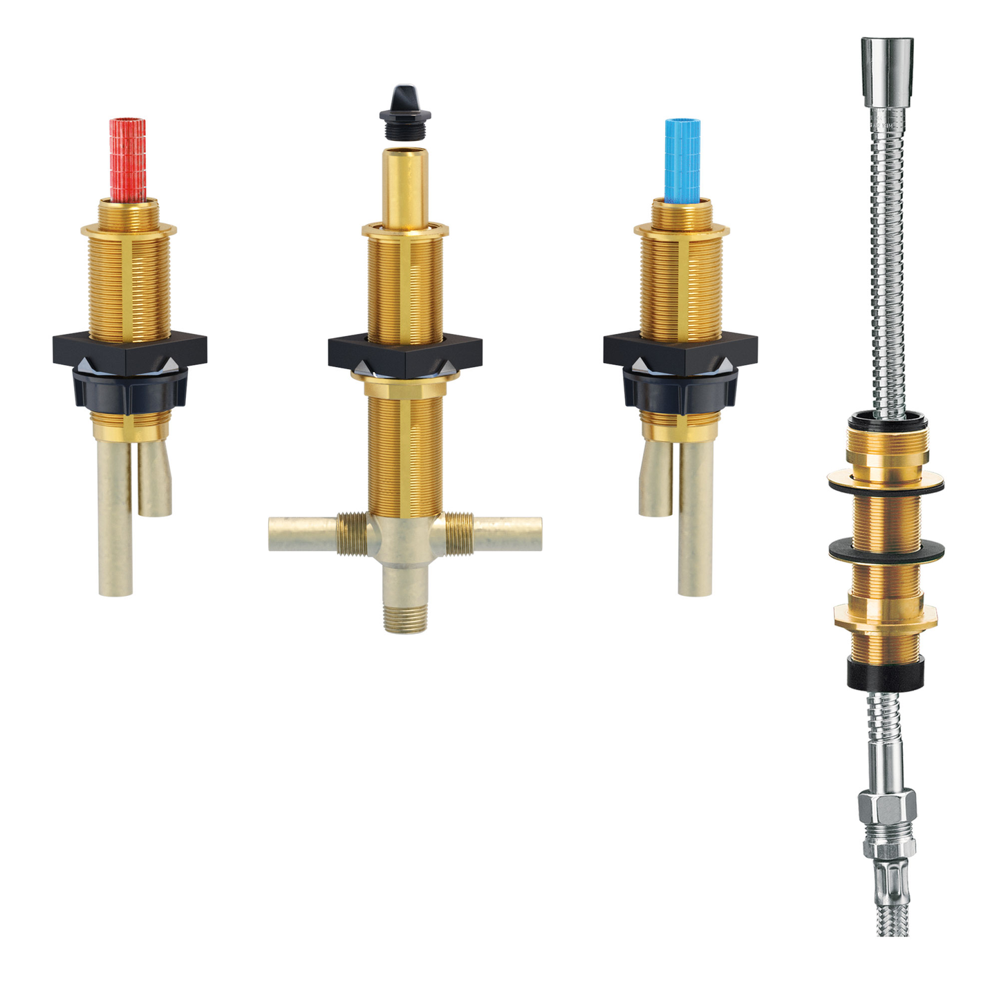 M-Pact Roman tub with diverter adjustable 1/2" CC connection