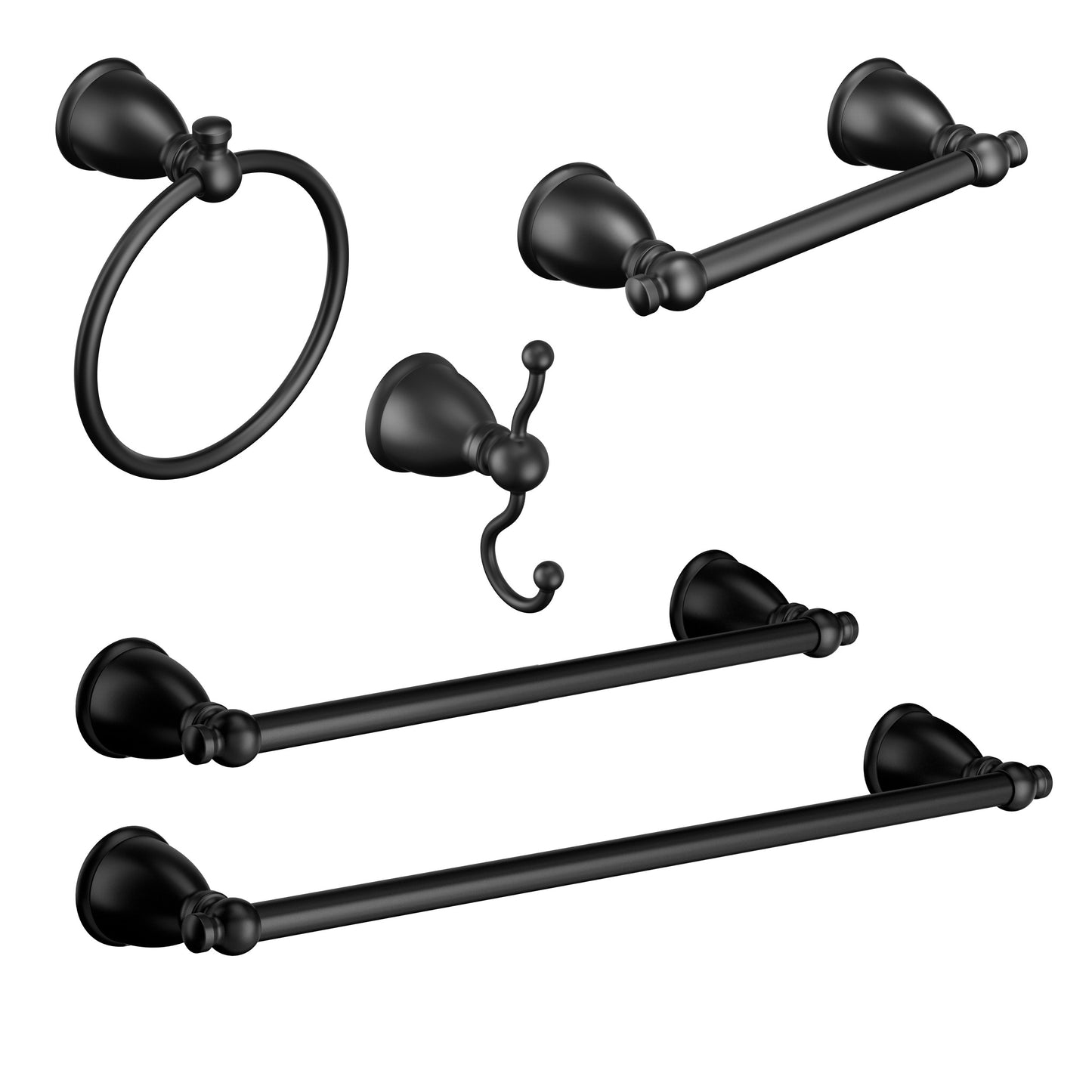 Caldwell Bathroom Bundle - 5-Piece Accessory Set