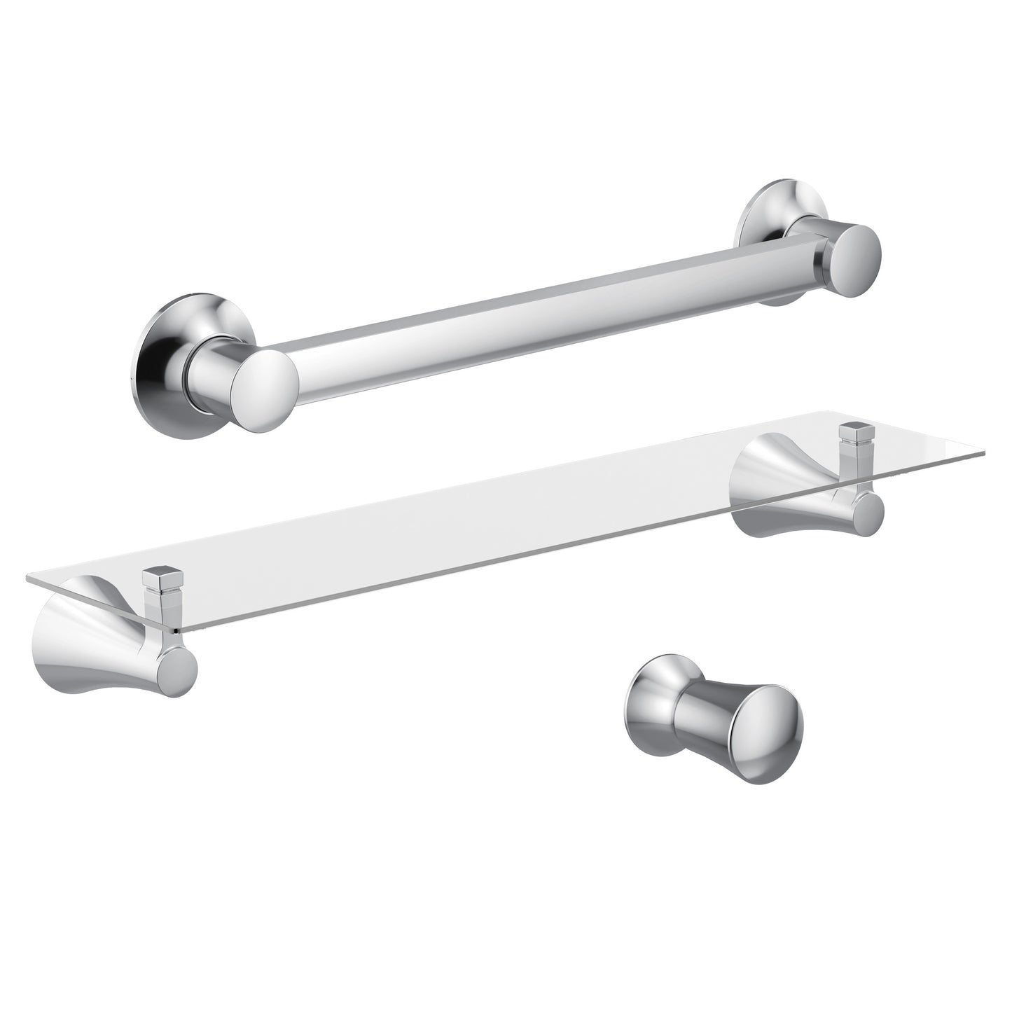 Flara Bathroom Bundle - 3-Piece Accessory Set