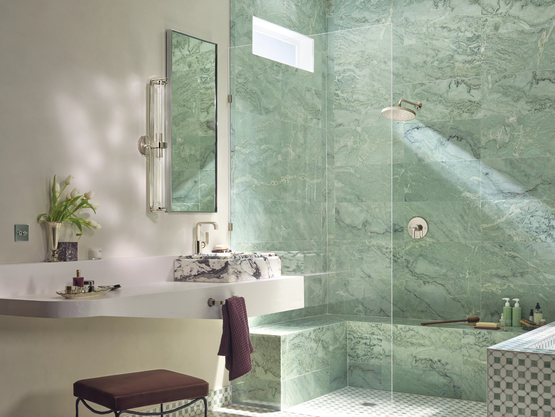 Brushed Nickel/Polished Nickel