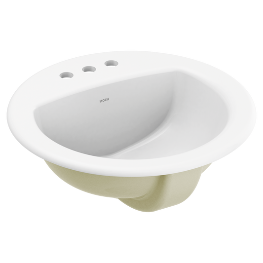 Moen Oval Drop-in Bathroom Sink