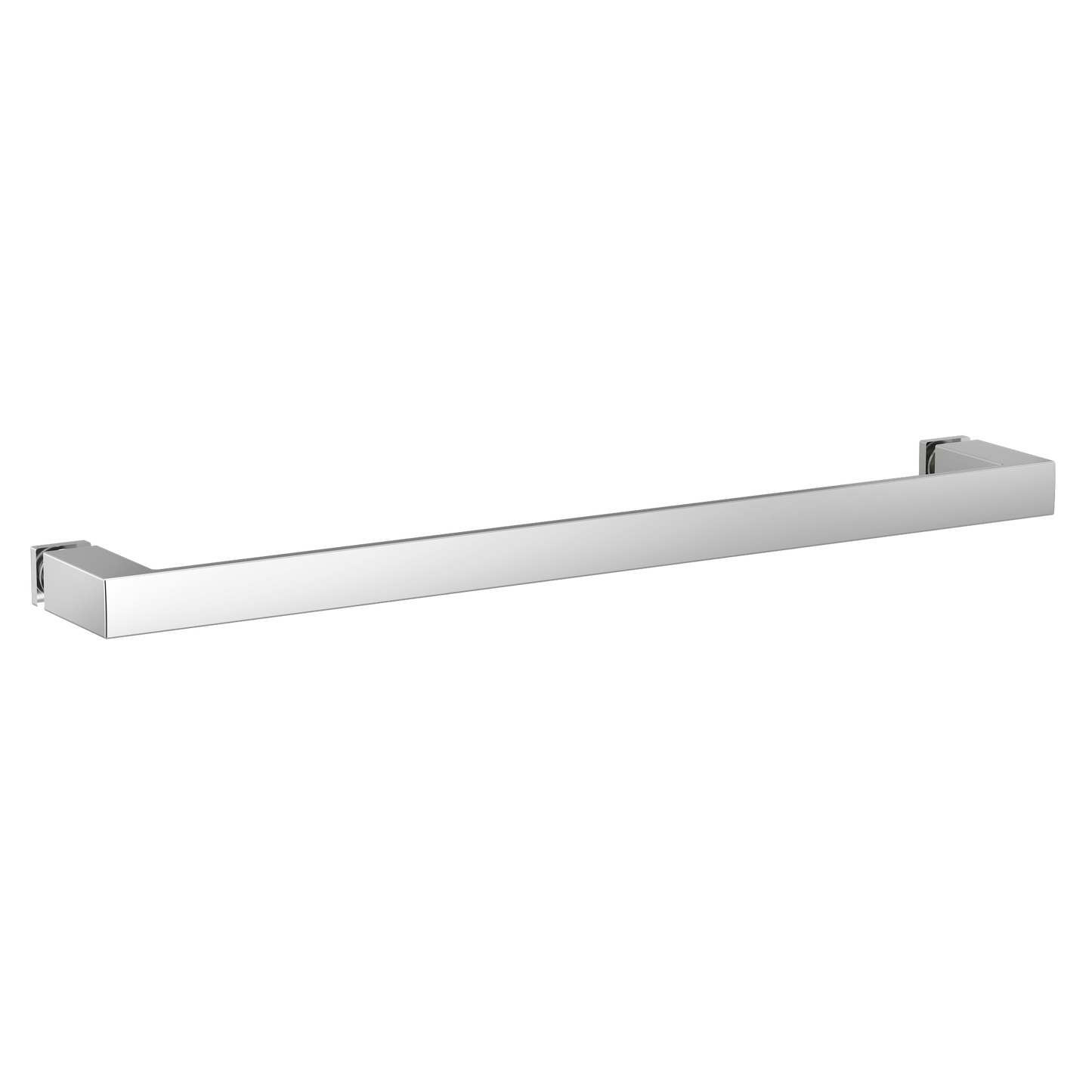 Contemporary Chrome 18" shower door towel bar