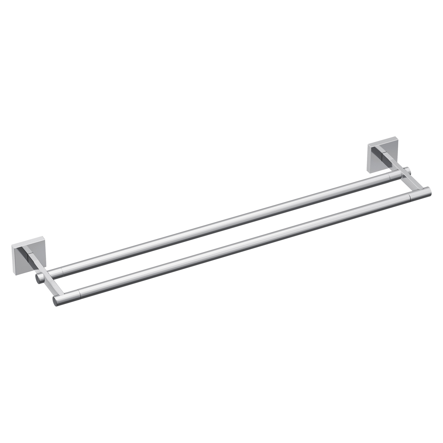 Triva Chrome 24" double towel bar