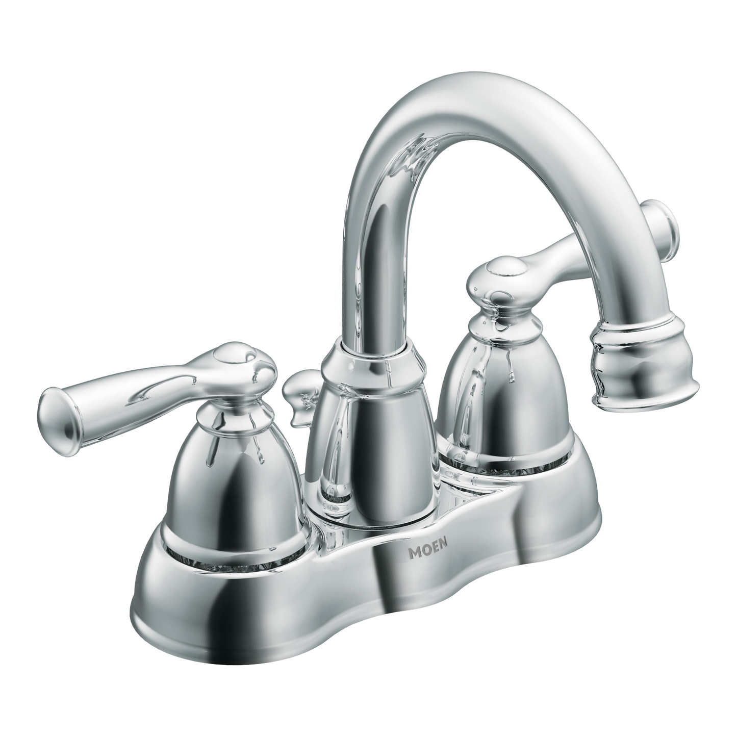 Banbury Chrome two-handle high arc bathroom faucet