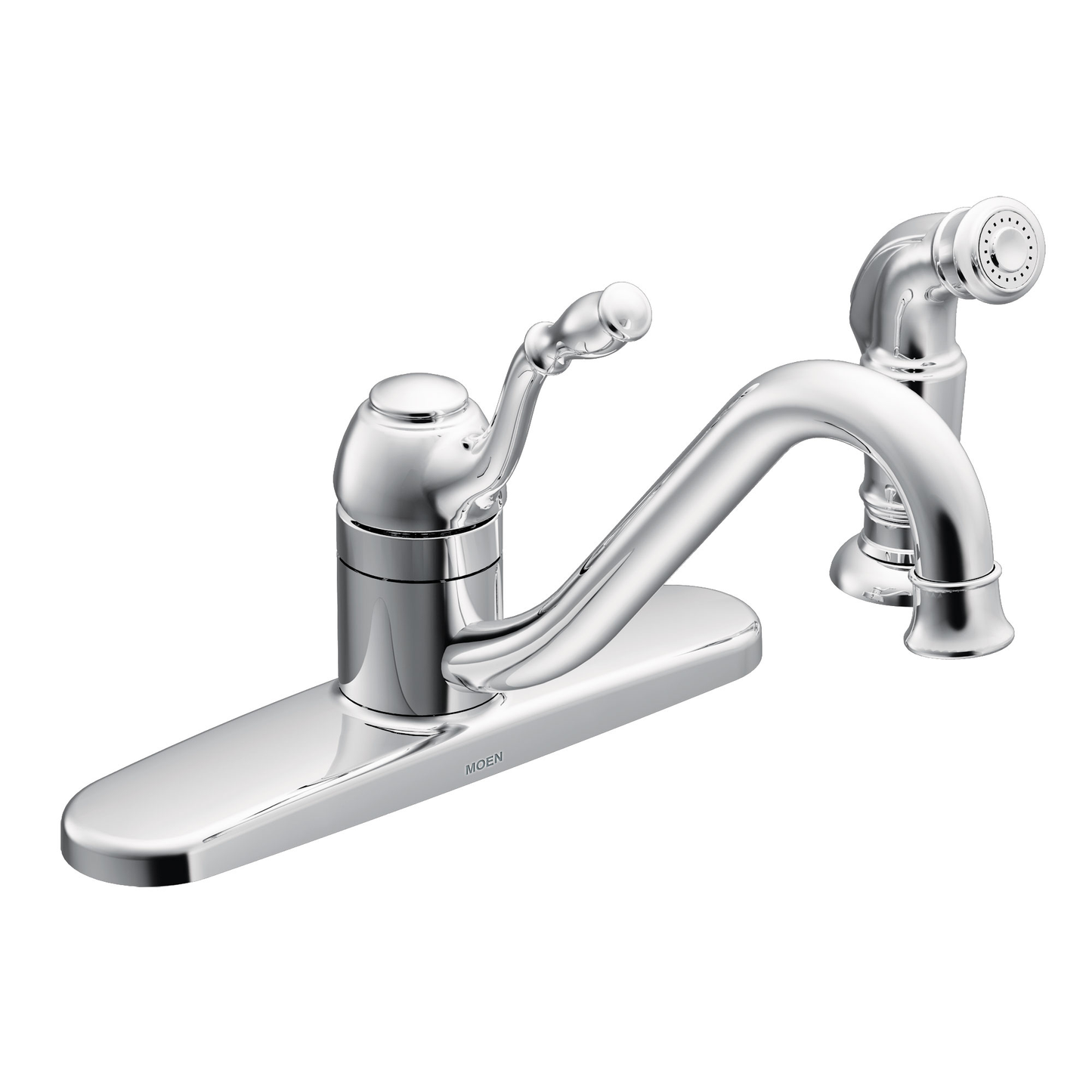 Lindley One-Handle Low Arc Kitchen Faucet