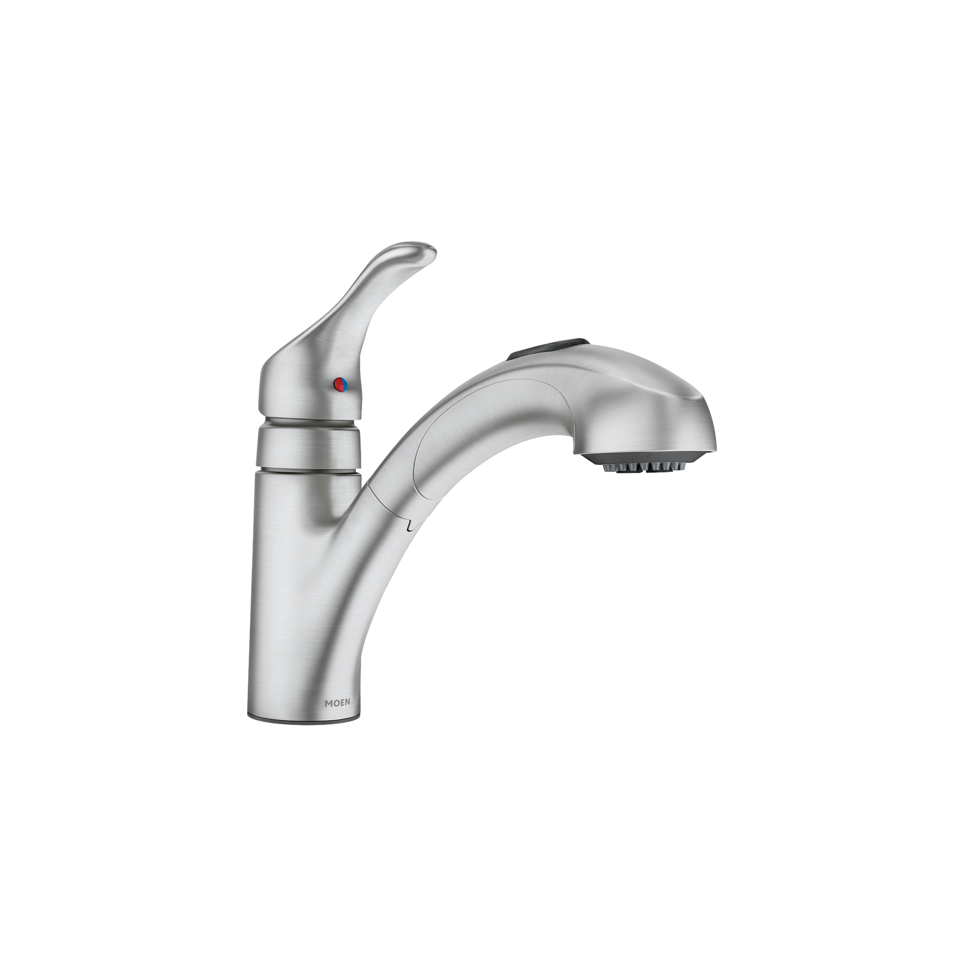 Renzo One-Handle Low Arc Pullout Kitchen Faucet – Moen