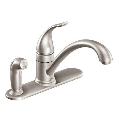 Torrance Chrome one-handle low arc kitchen faucet