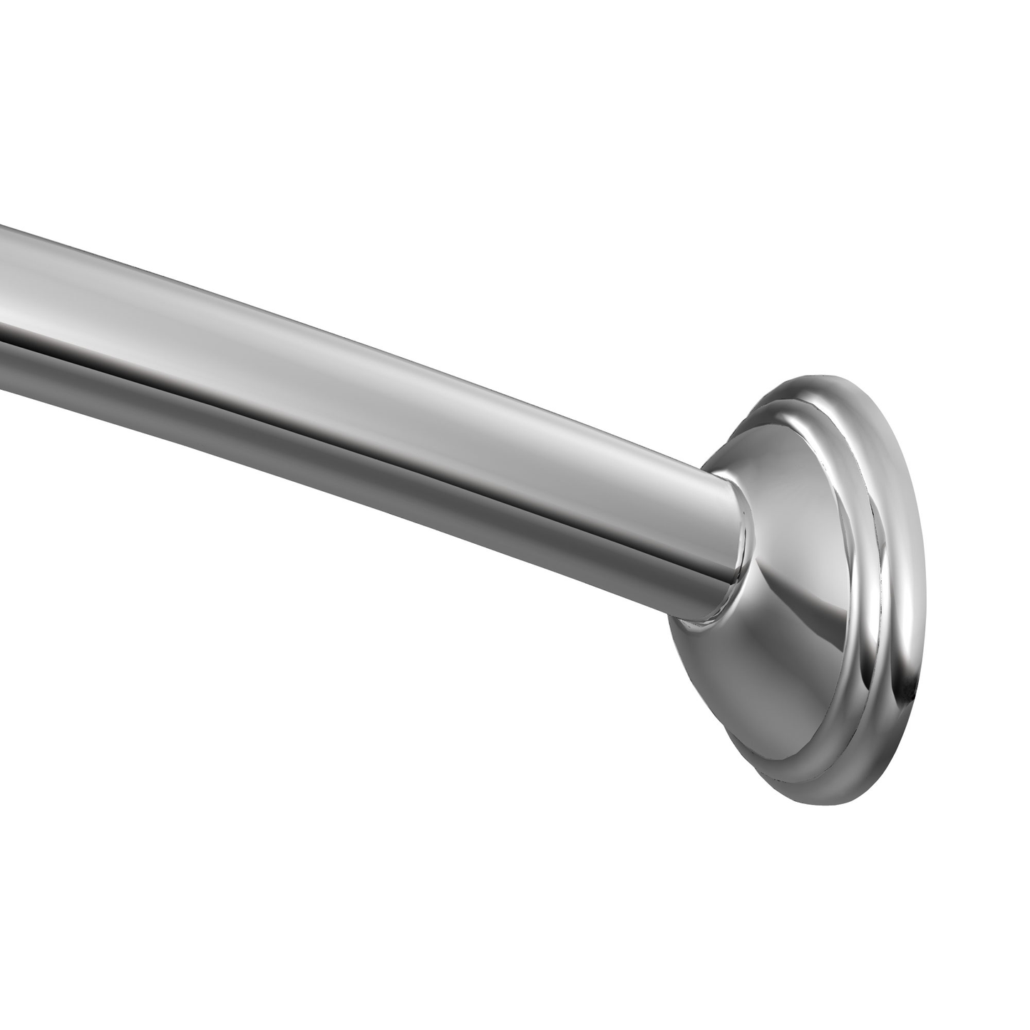 Curved Shower Rods Chrome 5' Curved Shower Rod