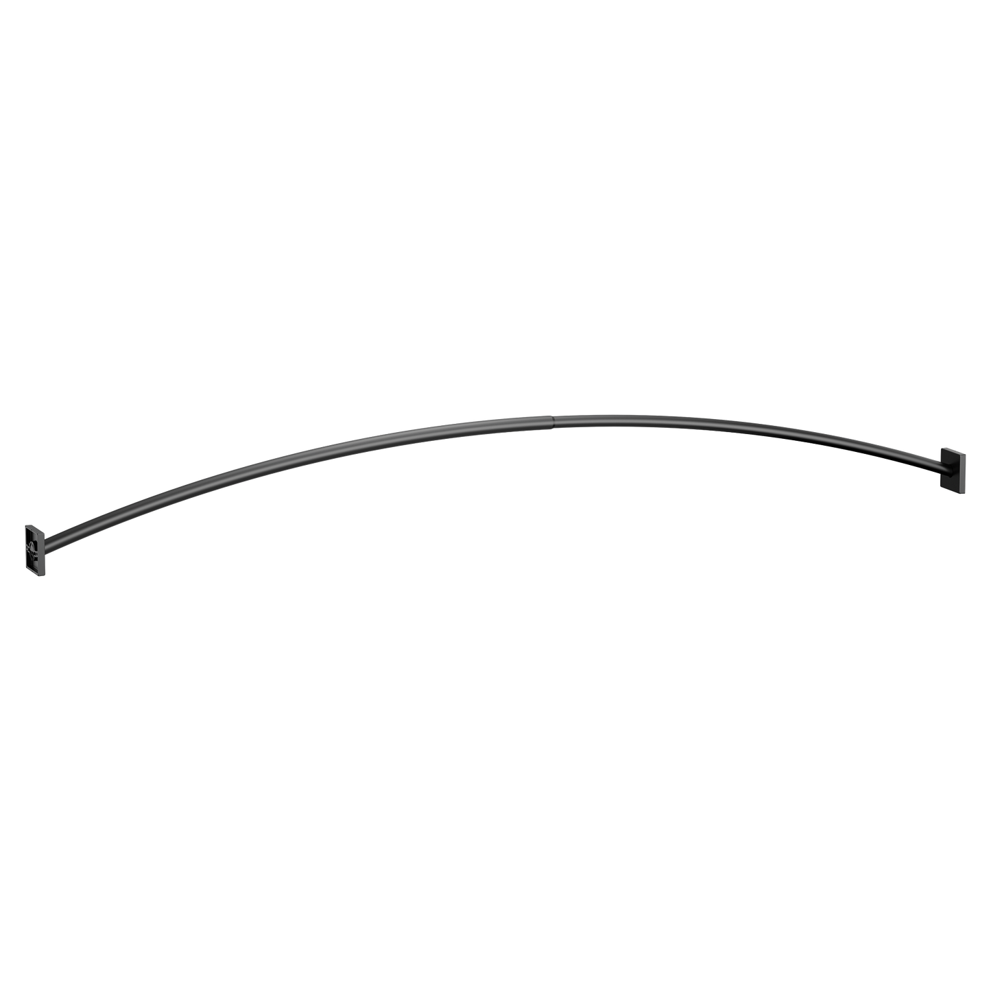 Triva Chrome adjustable curved shower rod