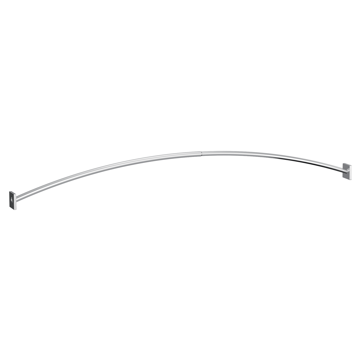 Triva Chrome adjustable curved shower rod