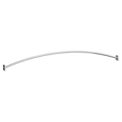 Triva Chrome adjustable curved shower rod