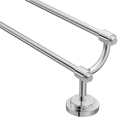 Iso Chrome 24" Double Towel Bar