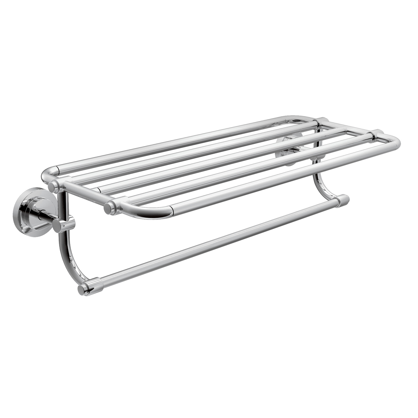 Iso Bathroom Shelf with Towel Bar