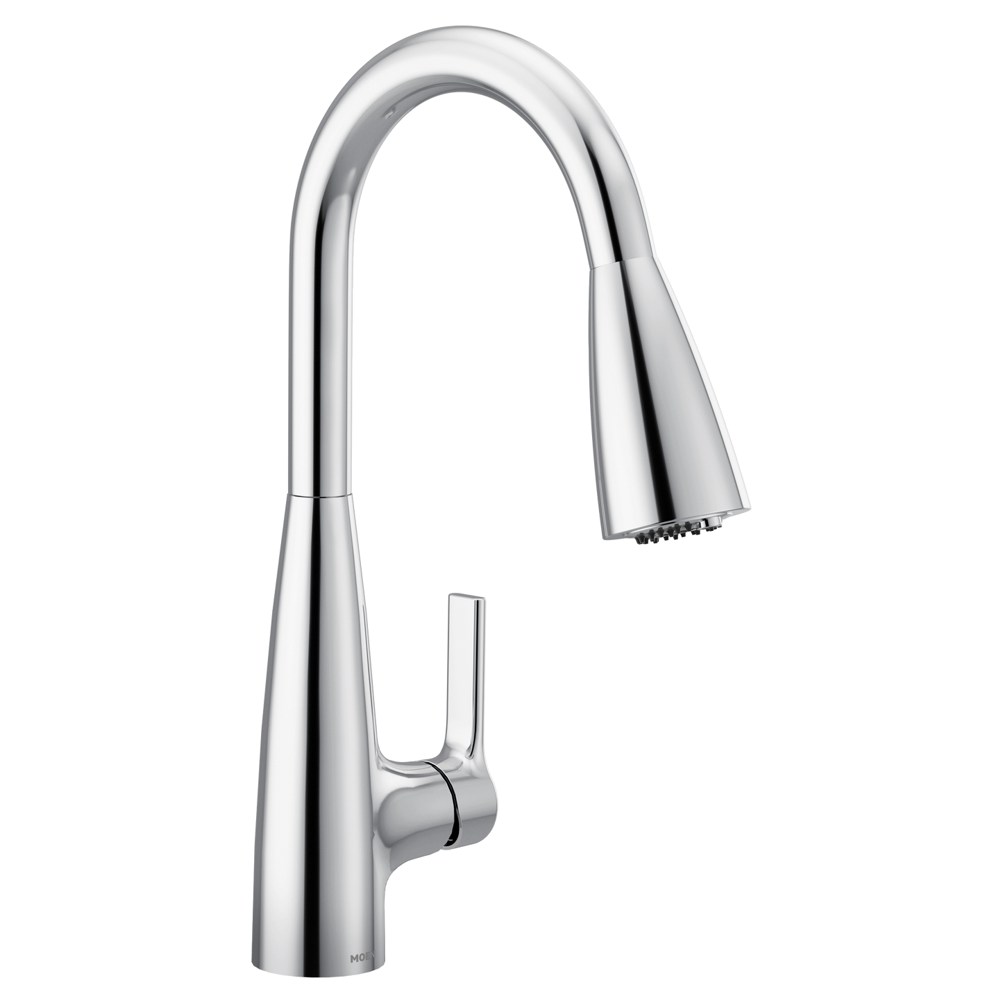 Haelyn Chrome one-handle high arc filtering pulldown kitchen faucet