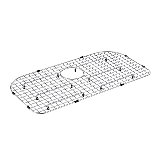 Moen Stainless D Shape Rear Drain Bottom Grid Accessory fits 29" x 16" Sink Bowls