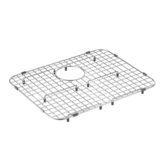 Moen Stainless Steel Rear Drain Bottom Grid Accessory 20" x 16"