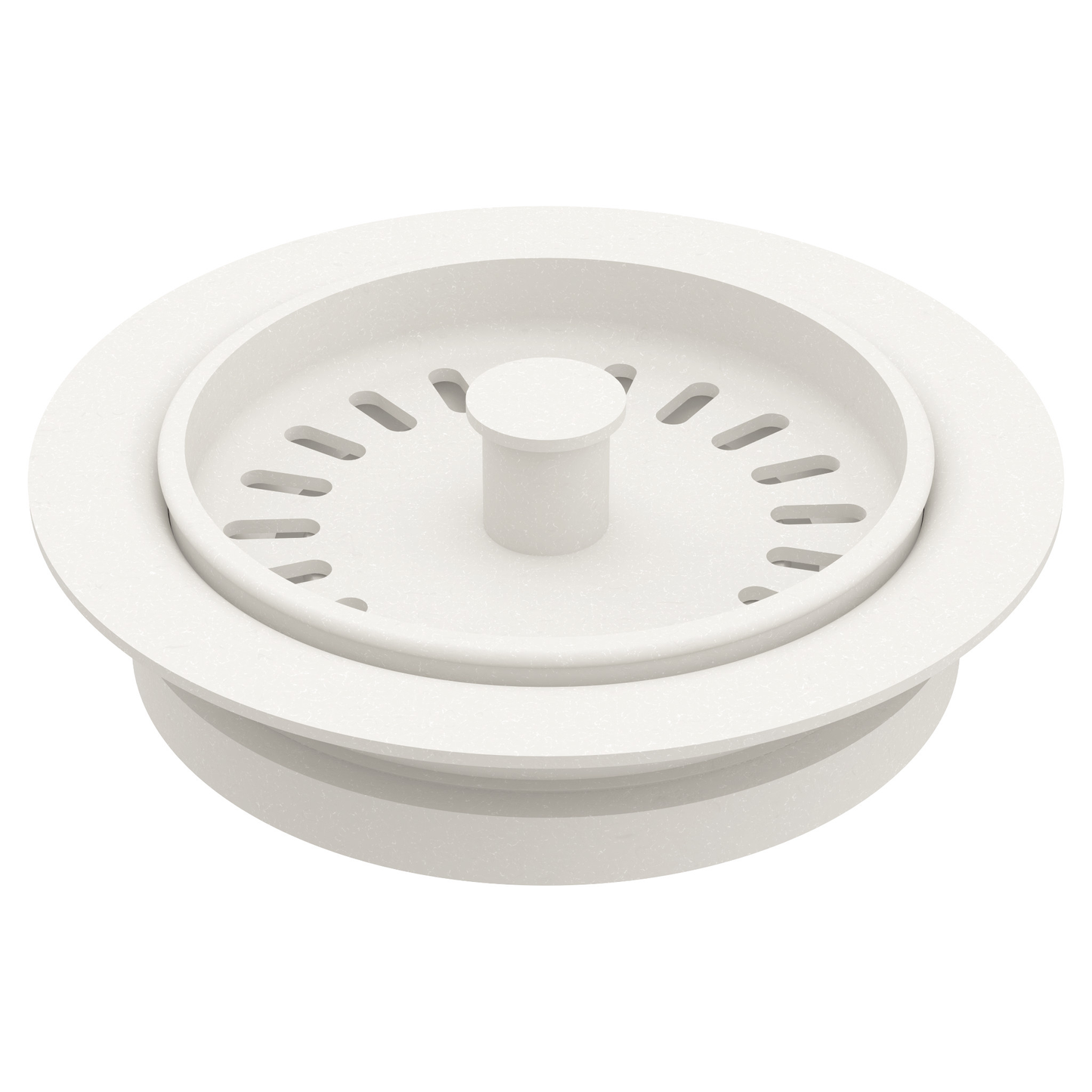 Moen White wood disposer flange