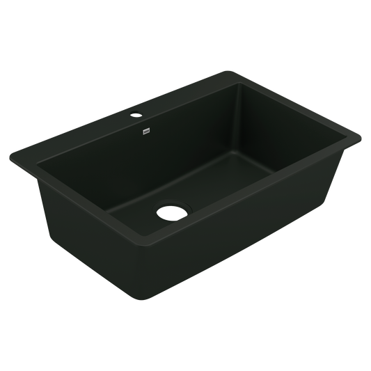 Host 33" Granite Dual Mount Single Bowl Sink