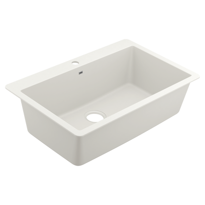 Host 33" Granite Dual Mount Single Bowl Sink