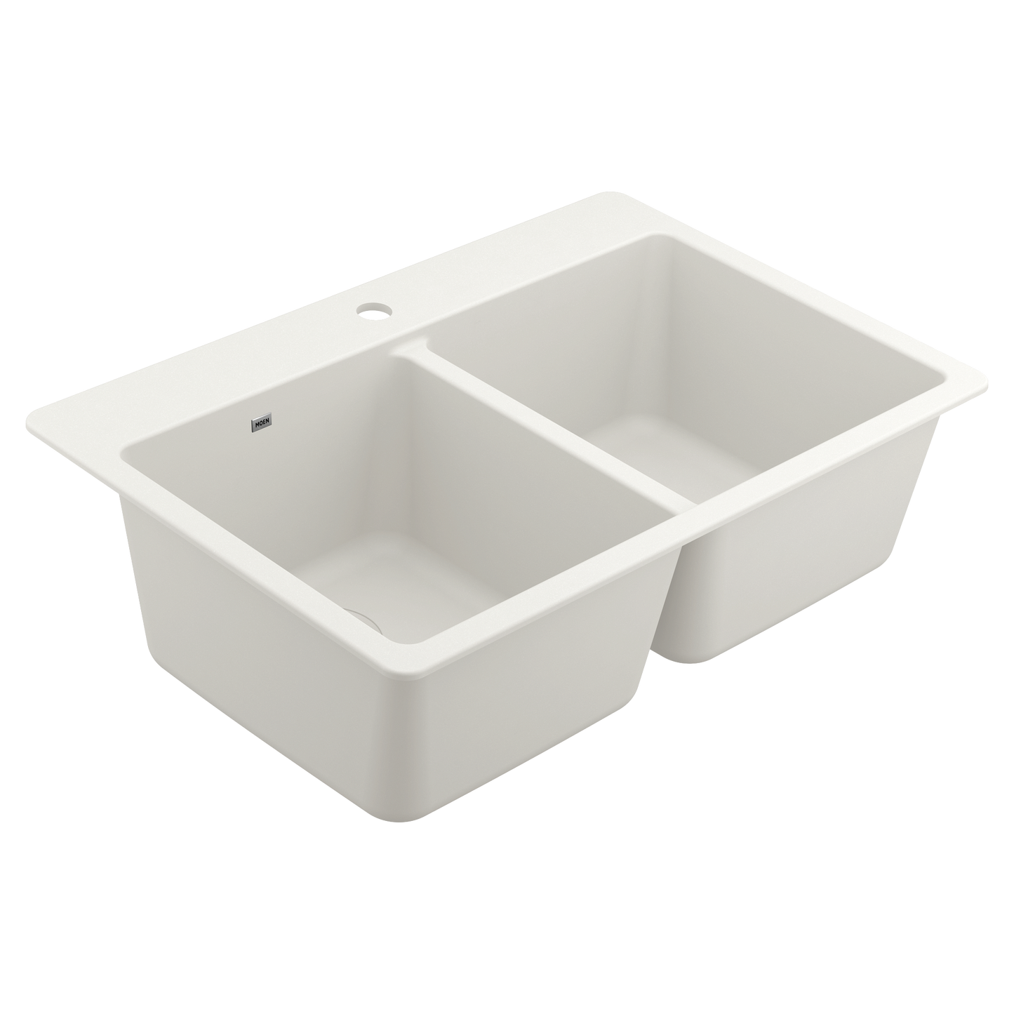 Host 33" Granite Dual Mount Double Bowl Sink