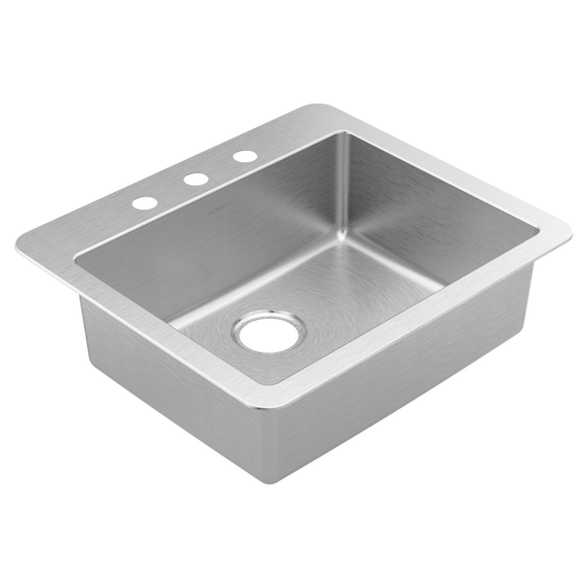 Prep 25" Stainless Steel  Drop-in Single Bowl Sink