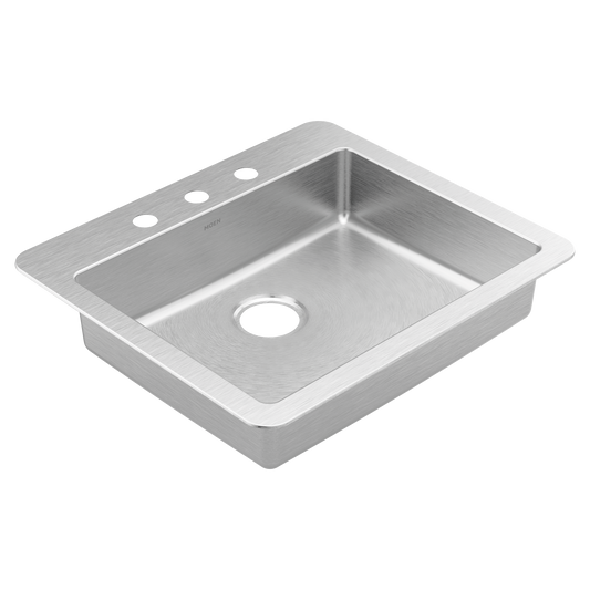 Prep 25" Drop-in Single Bowl Sink