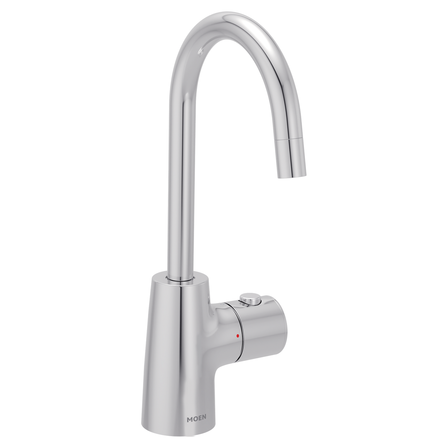 Sip Transitional Chrome one-handle high arc undermount beverage faucet