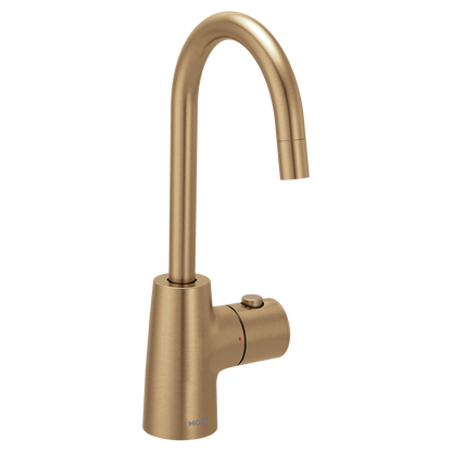 Sip Transitional Chrome one-handle high arc undermount beverage faucet