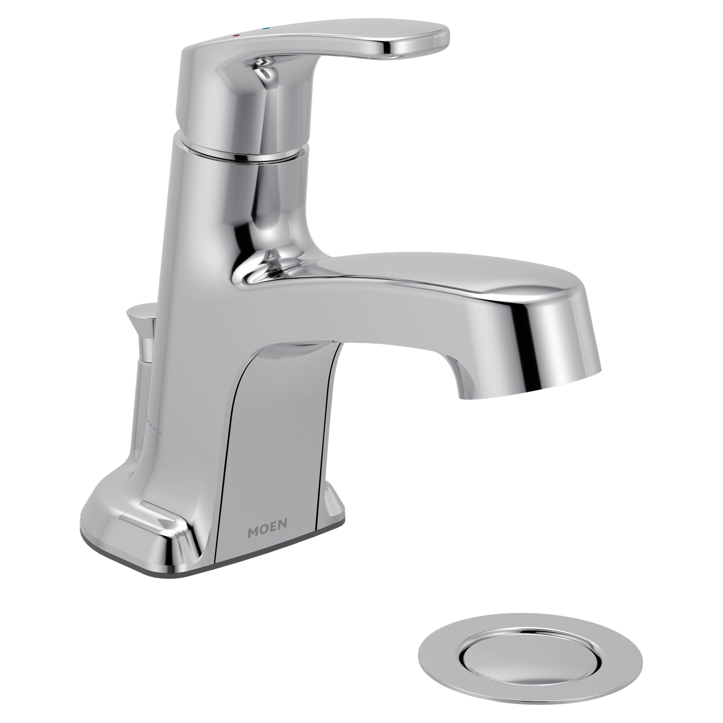 Chateau Chrome one-handle low arc bathroom faucet