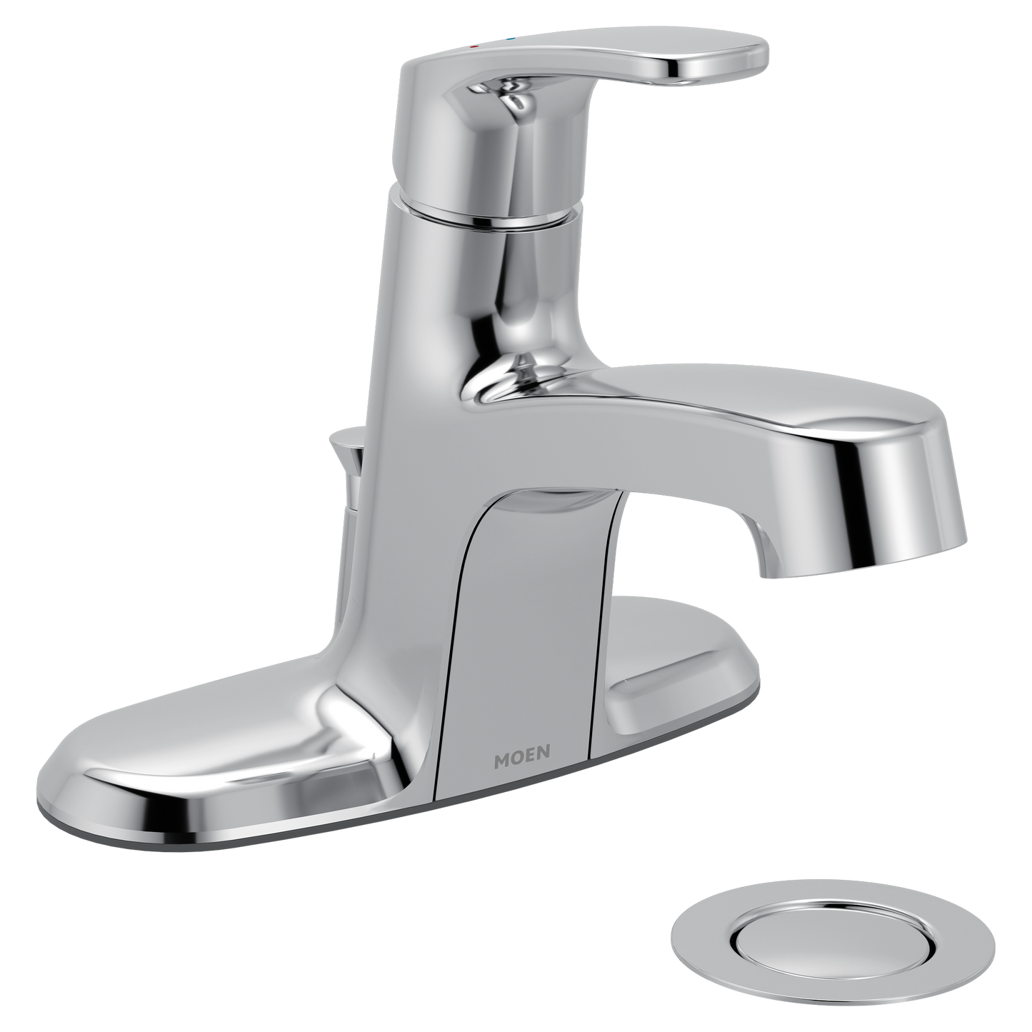 Chateau Chrome one-handle low arc bathroom faucet