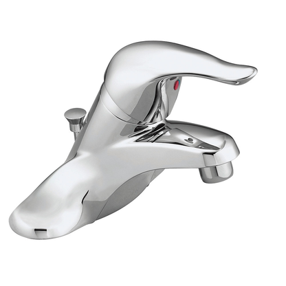 Chateau Chrome One-Handle Low Arc Bathroom Faucet