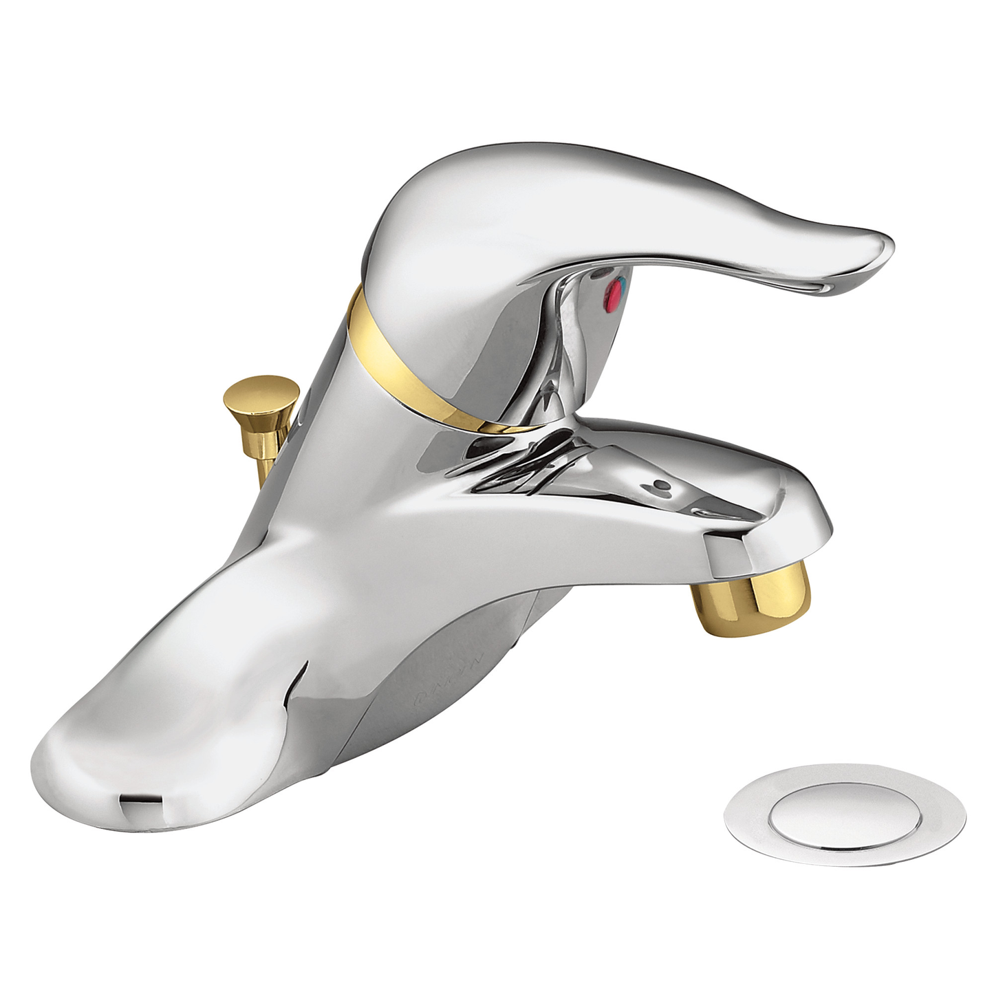 Chateau Chrome one-handle low arc bathroom faucet