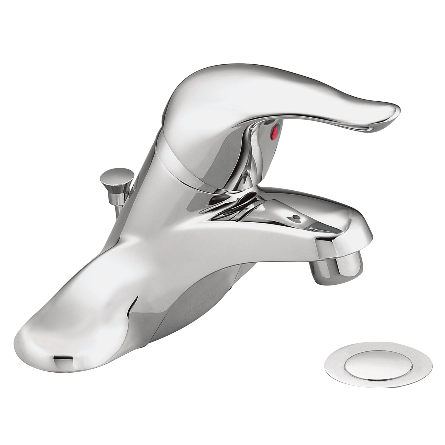 Chateau Chrome One-Handle Low Arc Bathroom Faucet