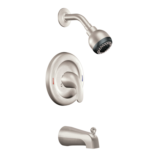 Adler Spot resist brushed nickel Posi-Temp(R) Tub/Shower