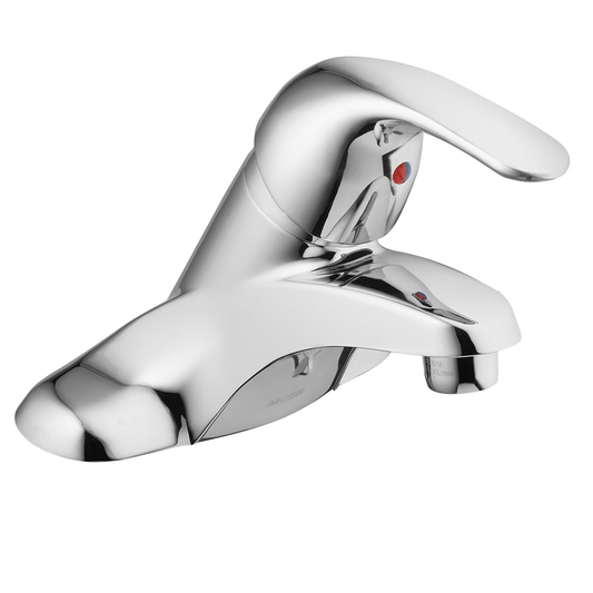 Adler Chrome one-handle low arc bathroom faucet