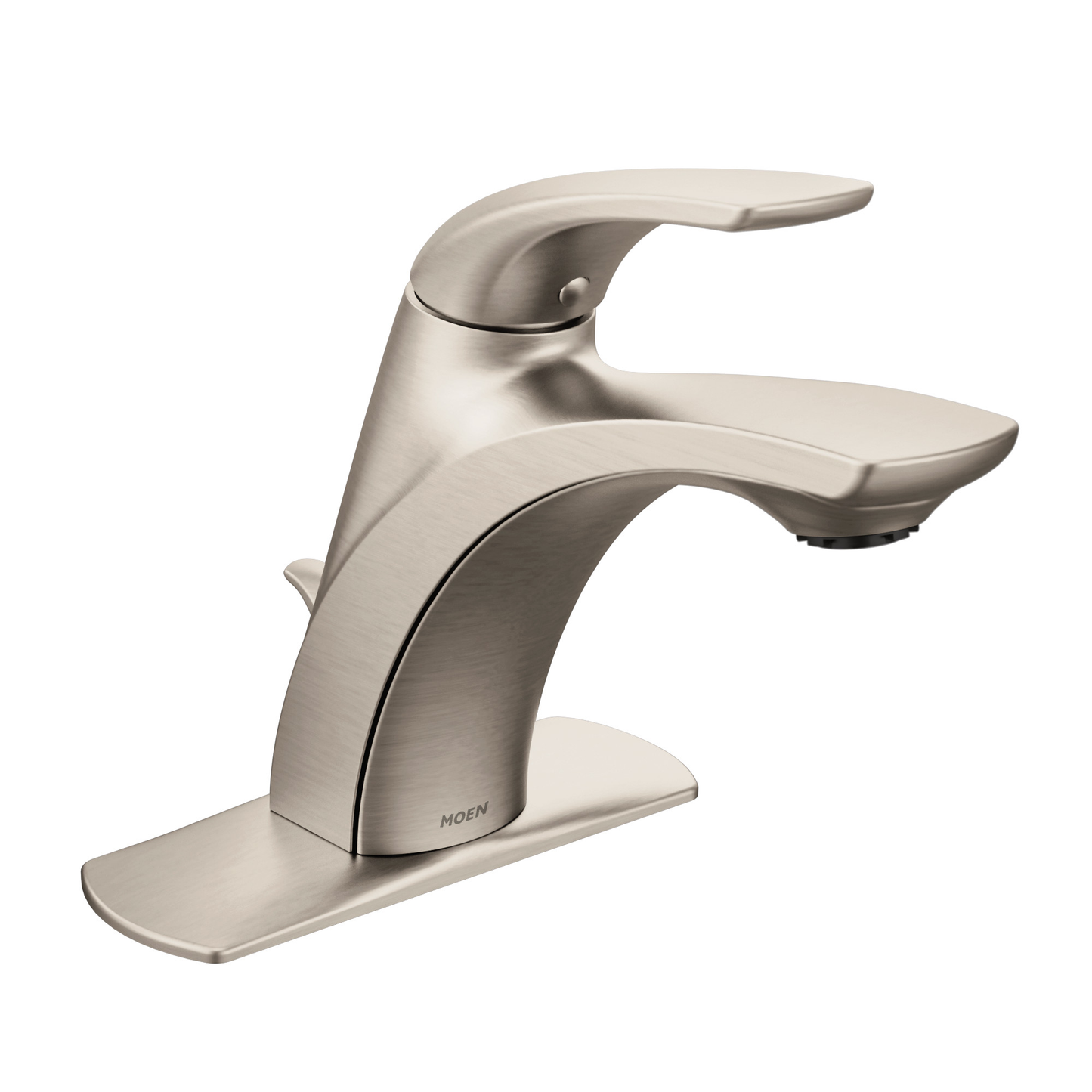 Zarina Chrome one-handle high arc bathroom faucet