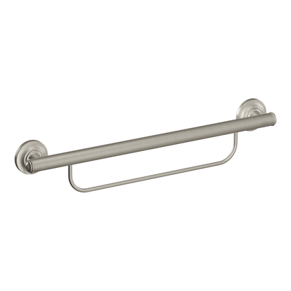 Chrome 24" Grab Bar with Towel Bar