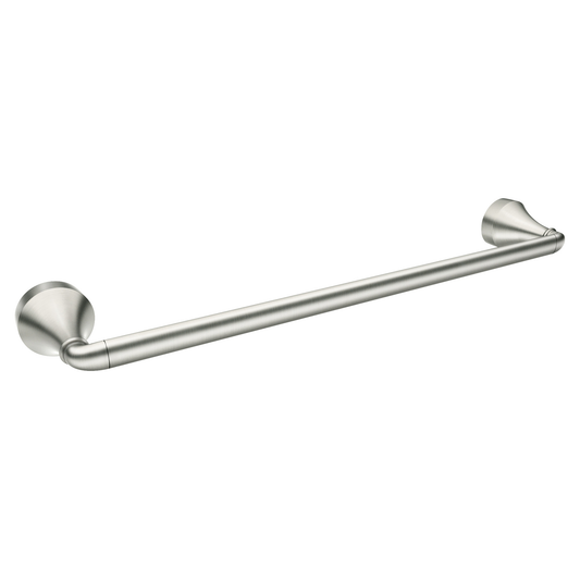 Hamden Spot resist brushed nickel 24" towel bar