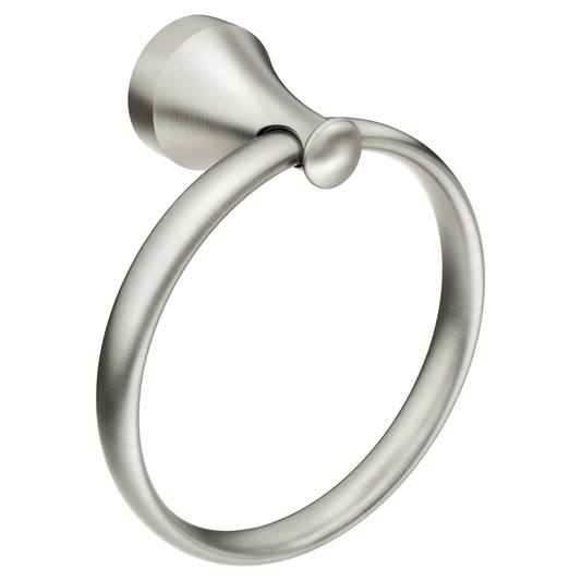 Hamden Spot resist brushed nickel Towel Ring