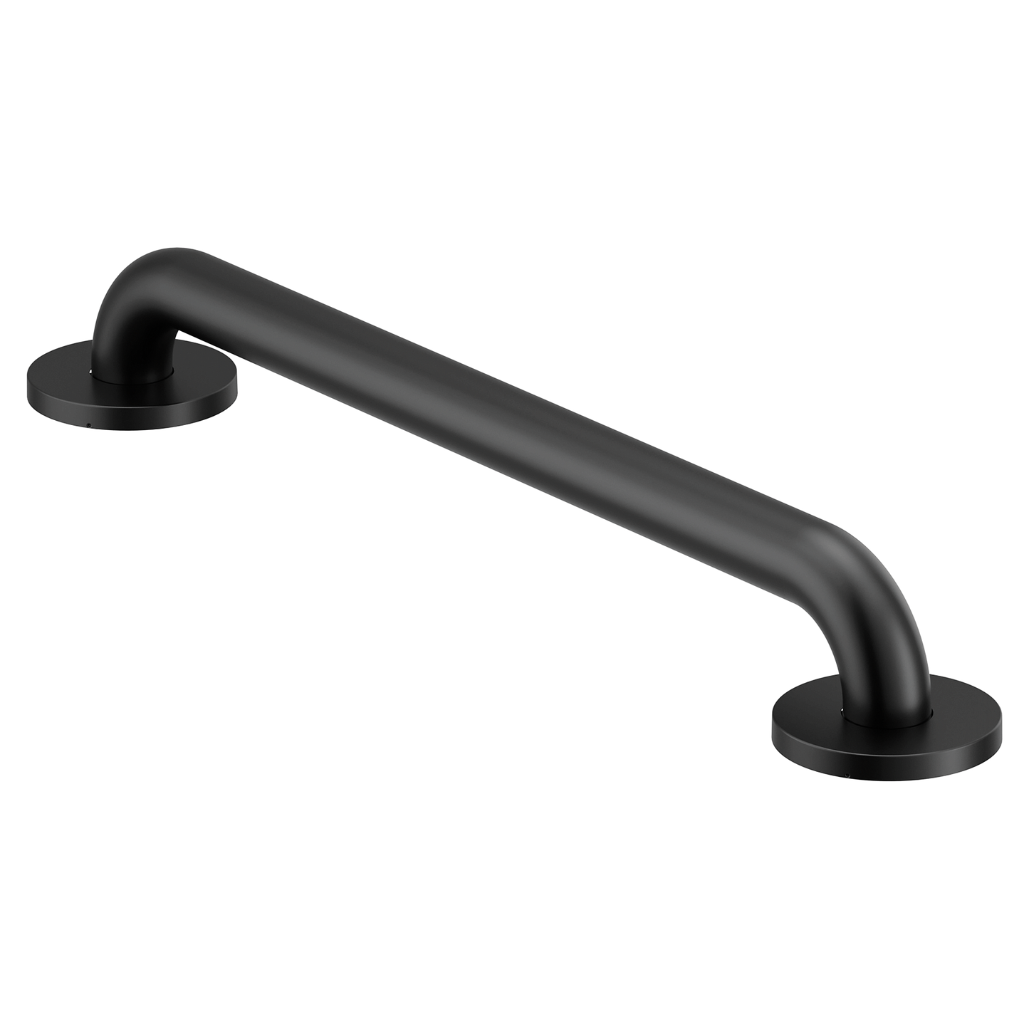 Matte black 18" concealed screw grab bar