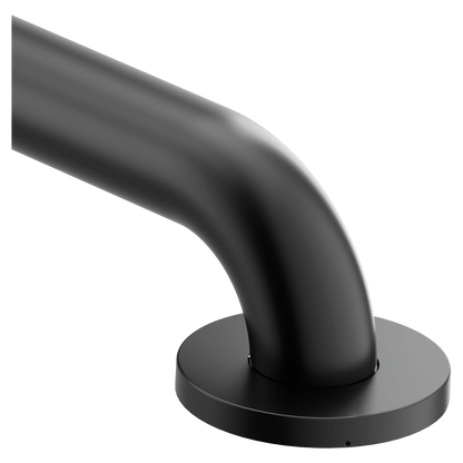 Matte black 48" concealed screw grab bar