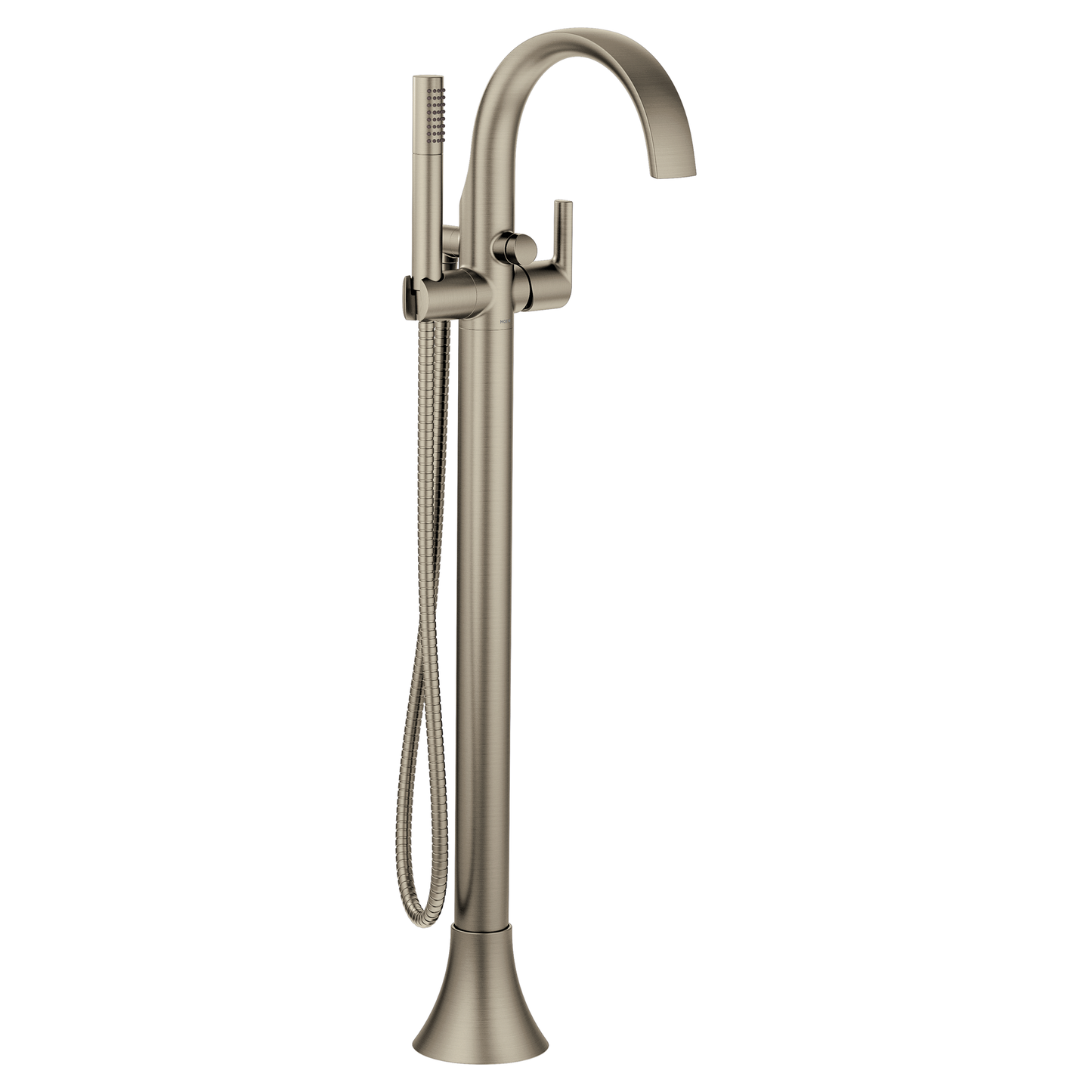 Doux Chrome One-Handle Tub Filler including Handheld Shower