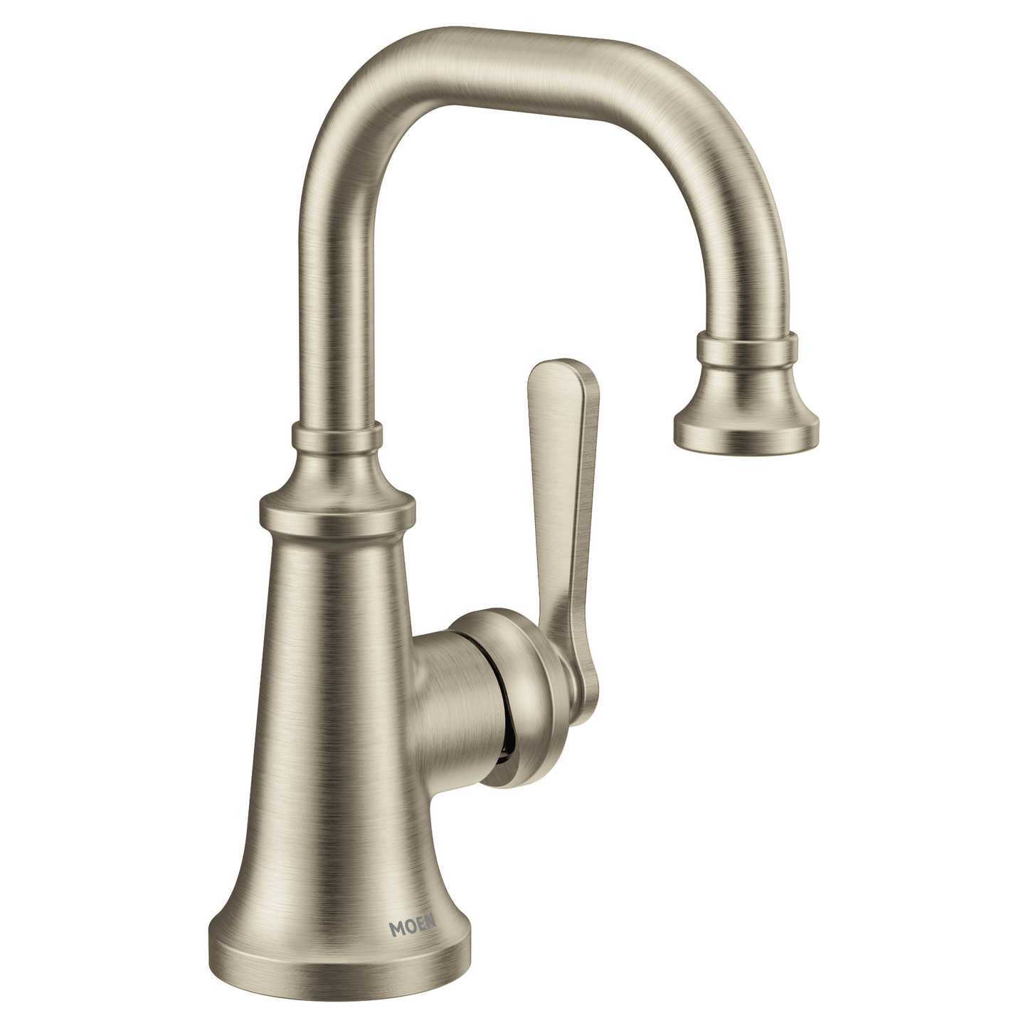 Colinet Chrome one-handle high arc bathroom faucet