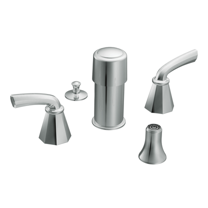 Felicity Chrome two-handle bidet faucet