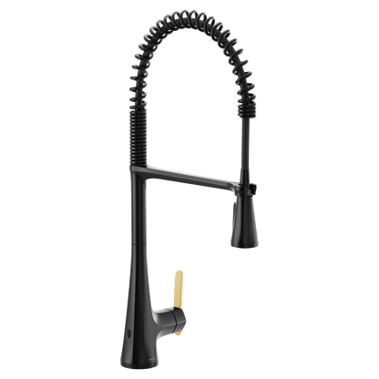 Sinema Chrome one-handle high arc kitchen faucet