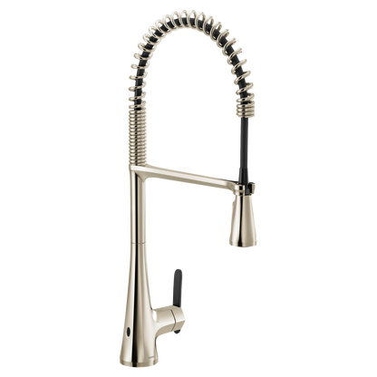 Sinema Chrome one-handle high arc kitchen faucet