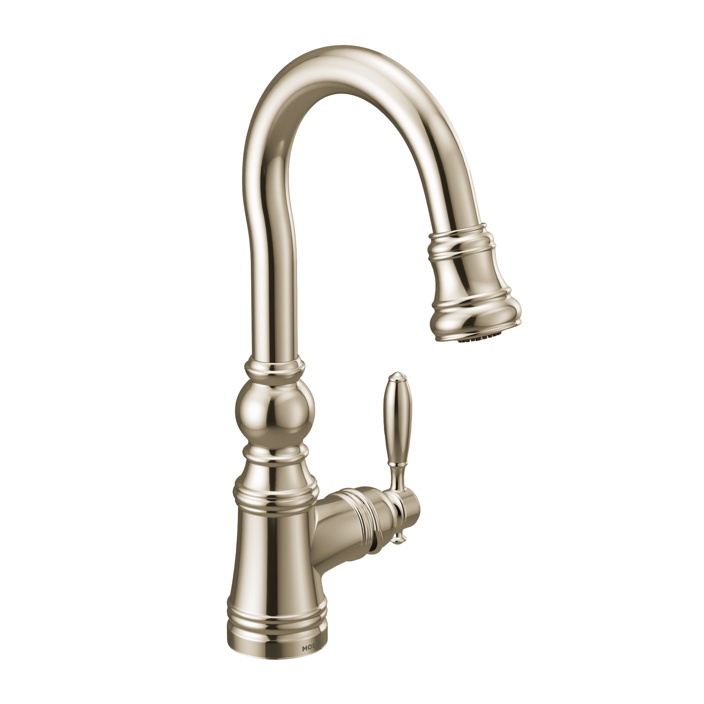 Weymouth Chrome One-Handle High Arc Pulldown Bar Faucet