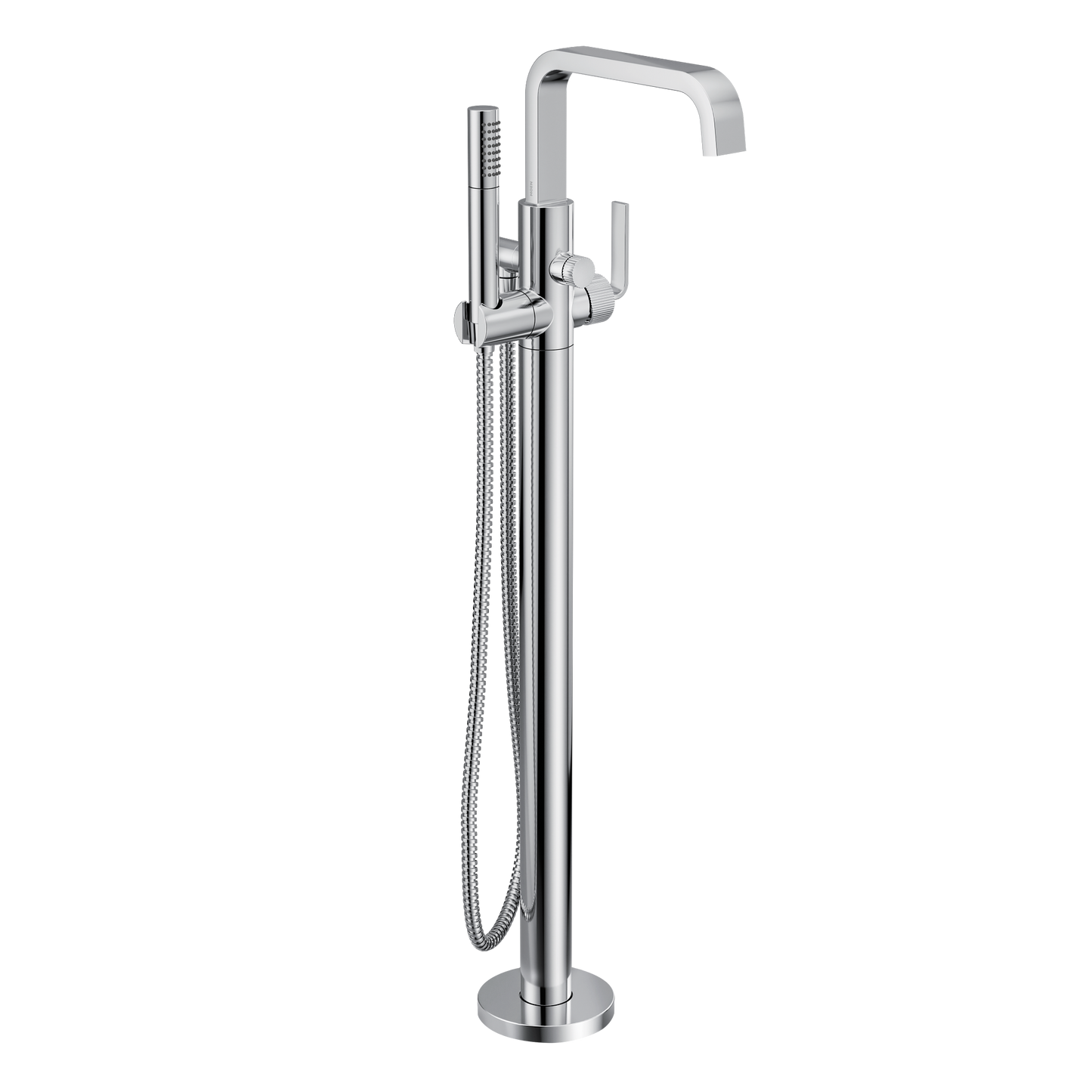 Cambium Chrome one-handle tub filler includes hand shower
